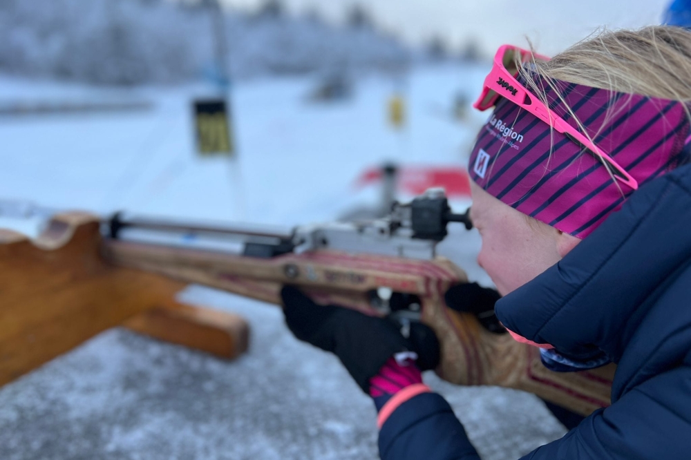Stage biathlon à La Féclaz